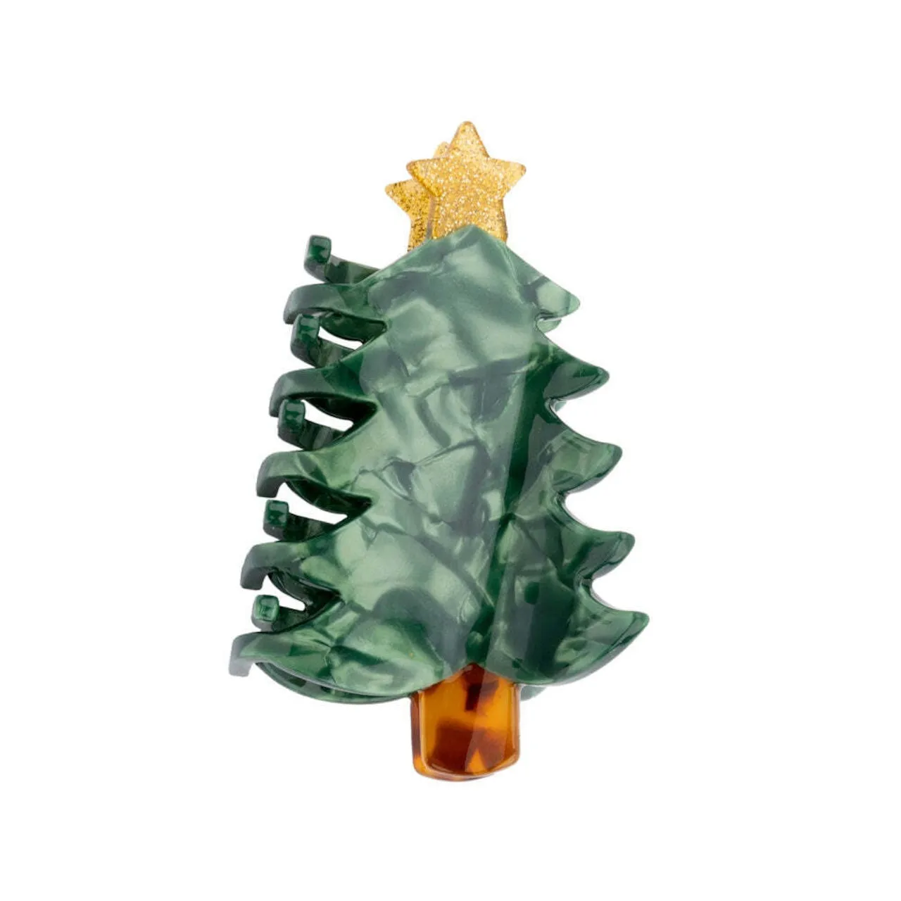 Christmas Tree Hair Claw Clip sold by Care Tucker