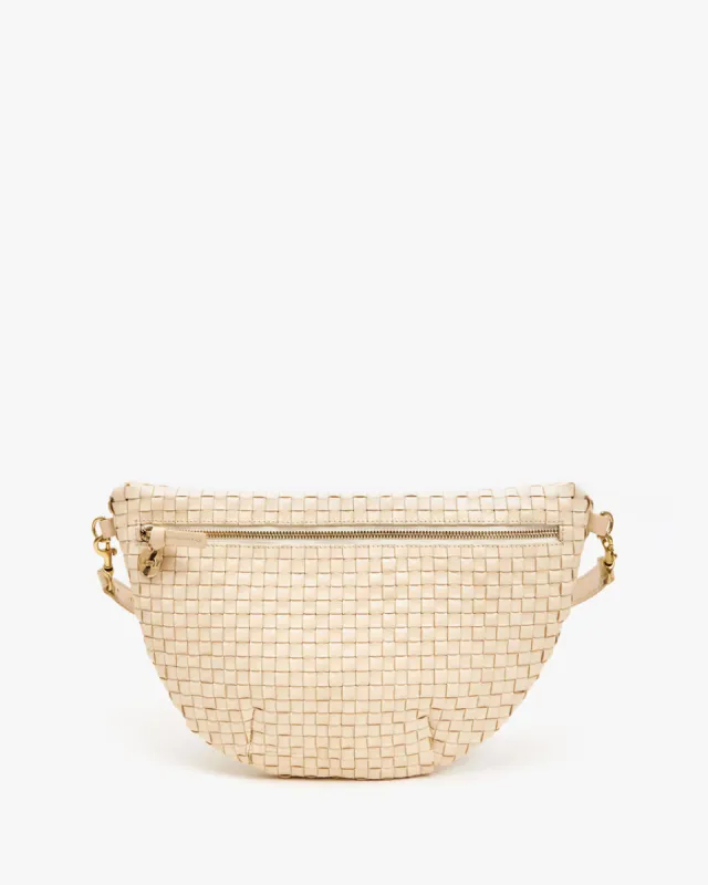 Grande Fanny Cream Woven Checker sold by Care Tucker