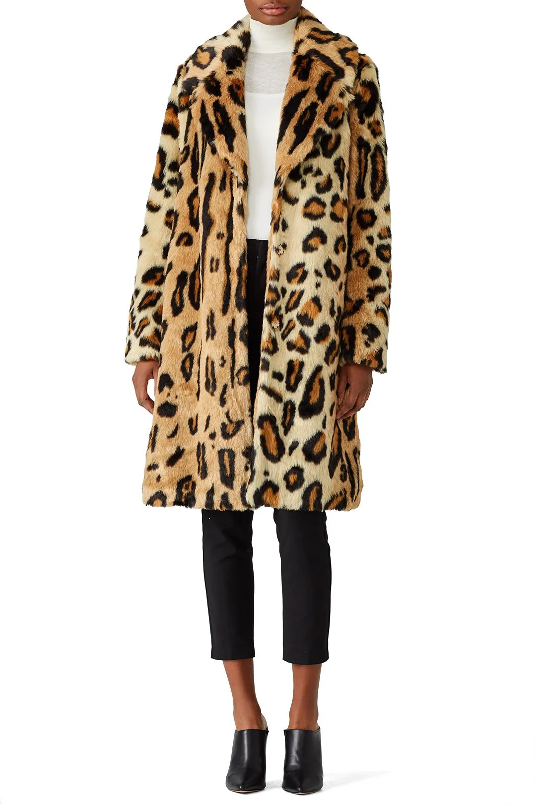 Miss Cindy Overcoat Feline Faux Fur sold by Care Tucker