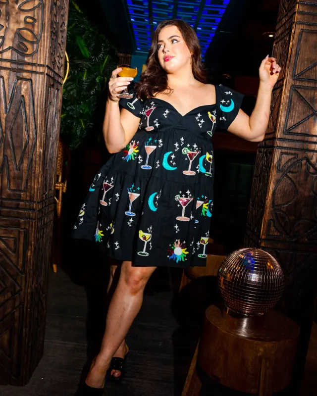 Black Cosmos Dress sold by Care Tucker