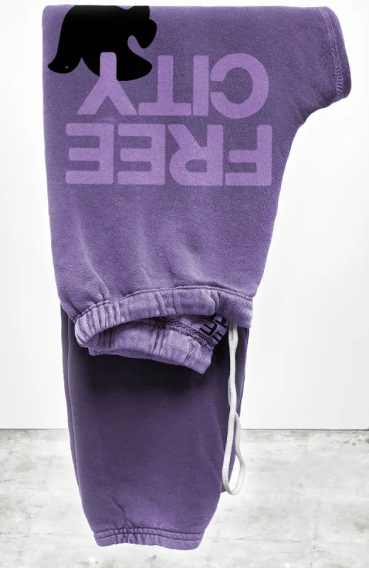 FREECITY LARGE SWEATPANT- Lavender petal sold by Care Tucker