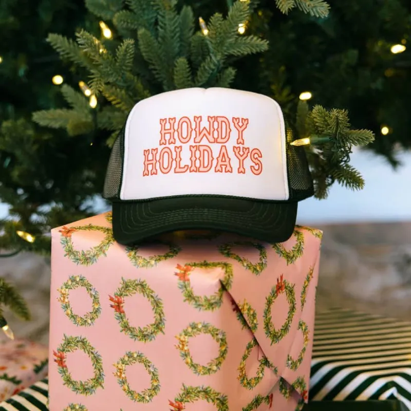 Howdy Holidays- Holiday Hat- Christmas Hat sold by Care Tucker