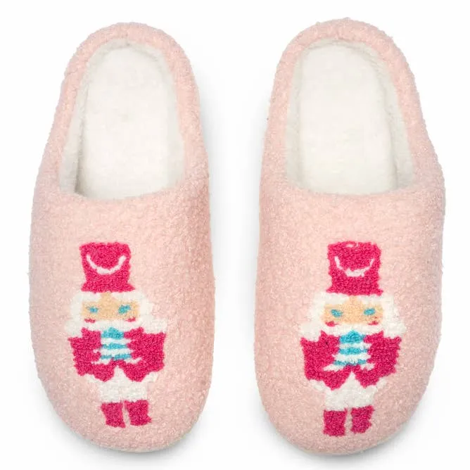 Slippers - Holiday - Nutcracker - Pink sold by Care Tucker