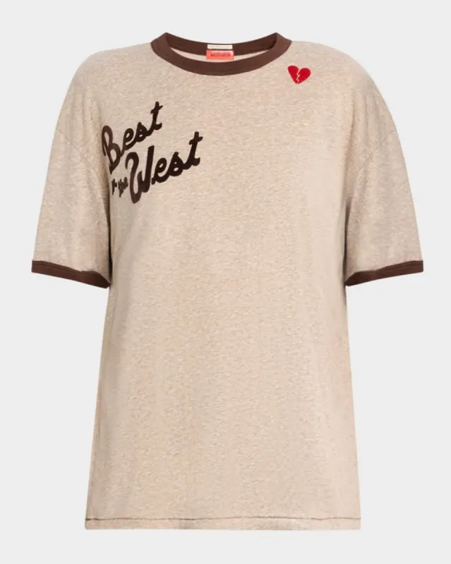 The Lowdown Ringer Tee made by MOTHER