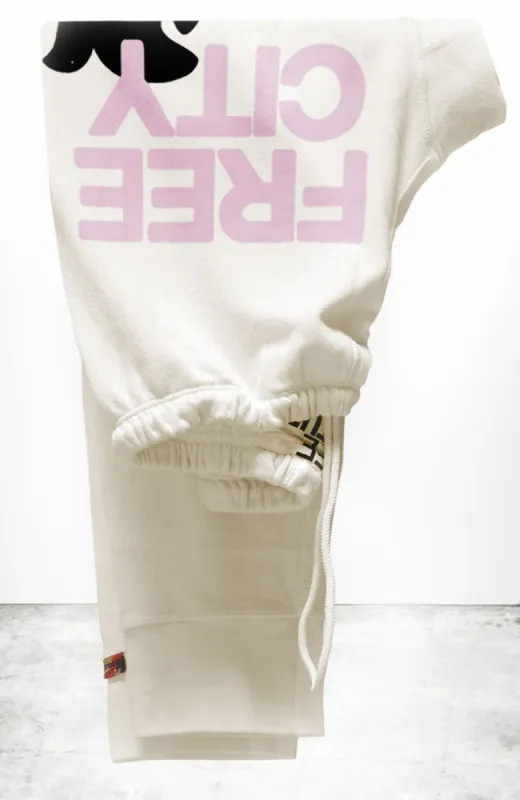 FREECITY 3/4 sweats - creamy ballerina sold by Care Tucker