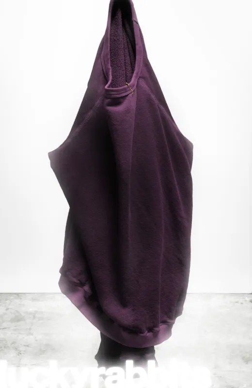 LUCKY RABBITS SWEATSHIRT- Eggsplant sold by Care Tucker