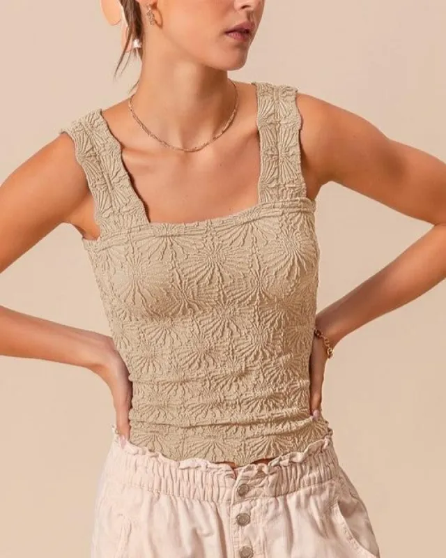 Cami Oat Heather sold by Care Tucker