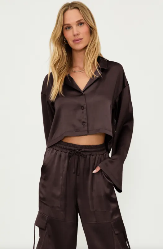 Vella top - Java Satin sold by Care Tucker