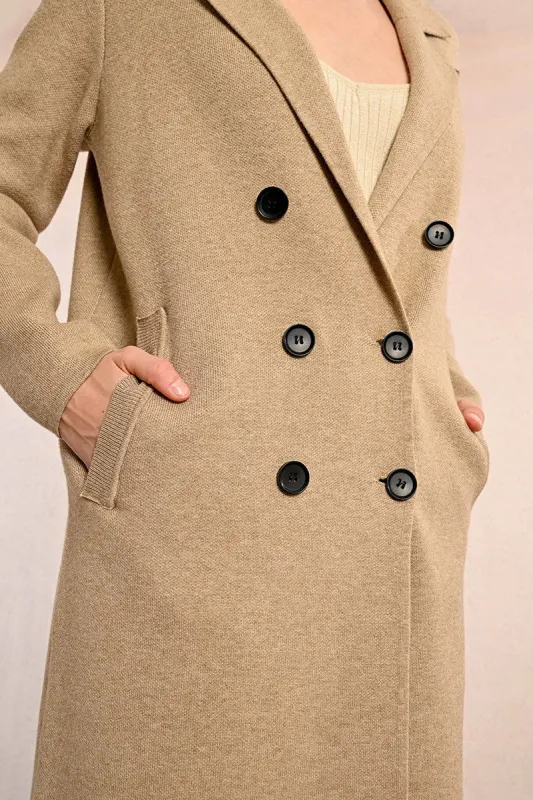 STRAIGHT KNIT COAT sold by Care Tucker