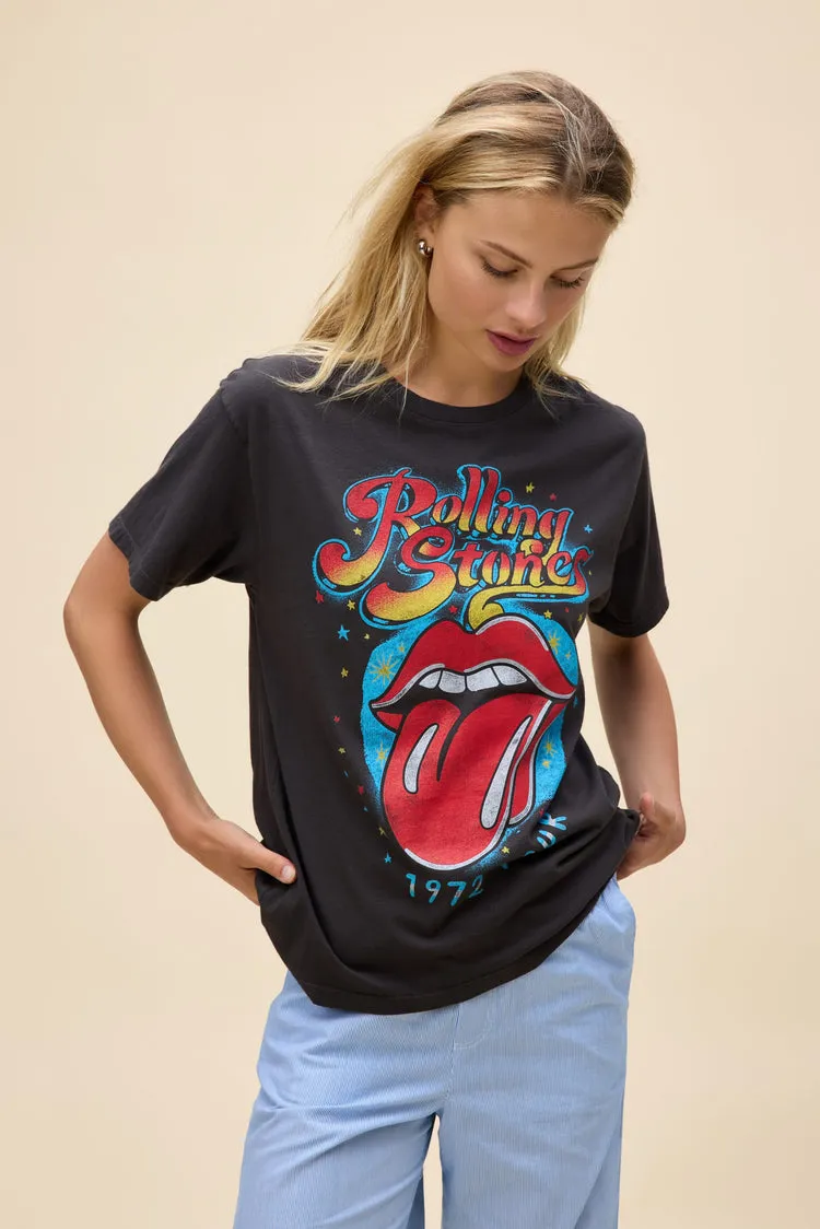 Rolling Stones 1972 Tour Boyfriend Tee sold by Care Tucker