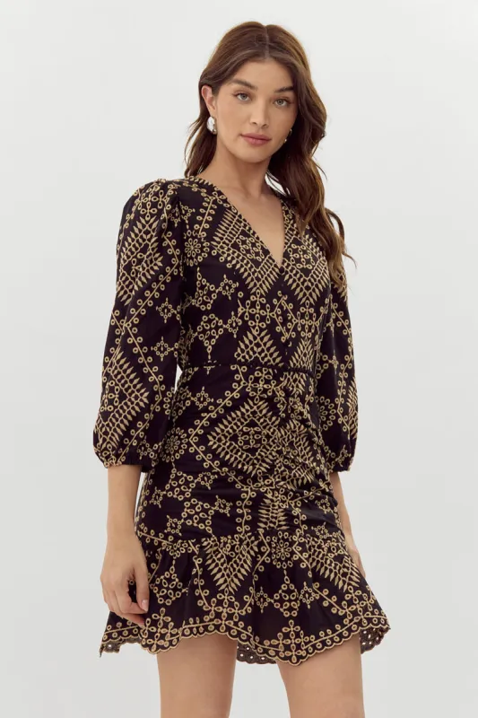 Poppy Embroidered Mini Dress sold by Care Tucker