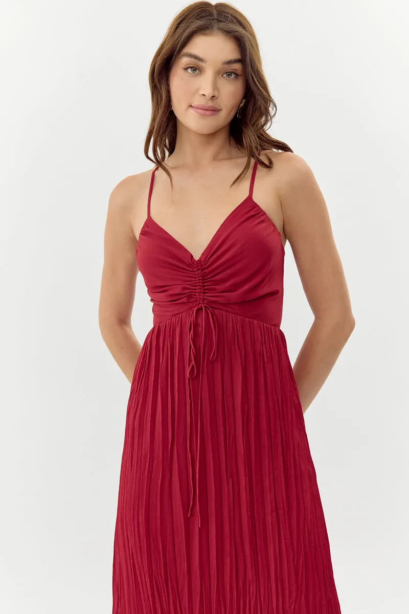 Jasmine Pleated Midi Dress sold by Care Tucker product image thumbnail 3