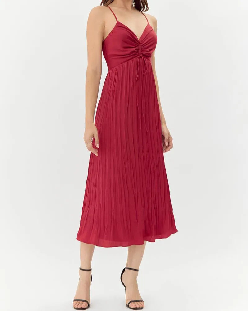 Jasmine Pleated Midi Dress sold by Care Tucker product image thumbnail 2