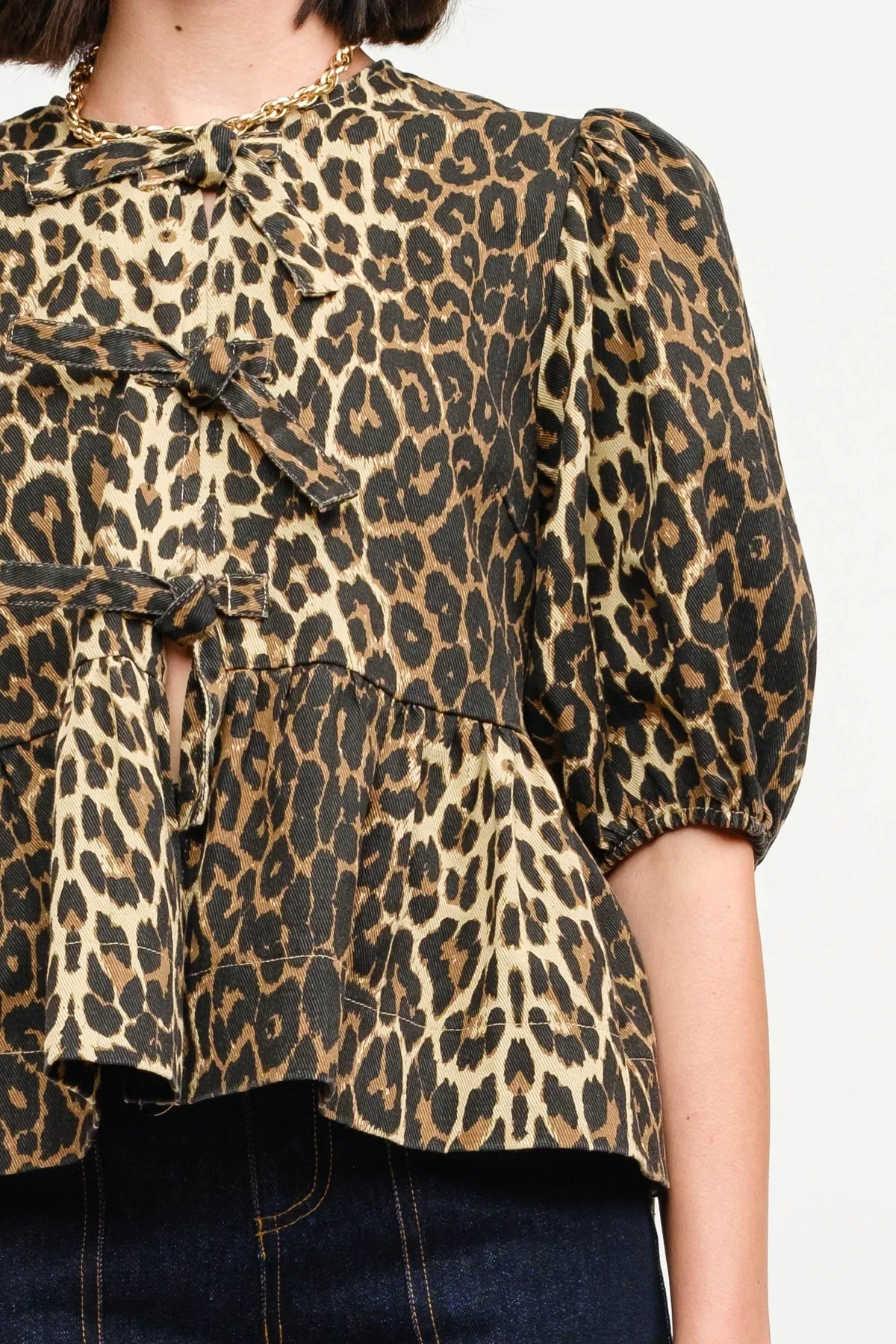Lizzy Denim Blouse sold by Care Tucker product image thumbnail 2