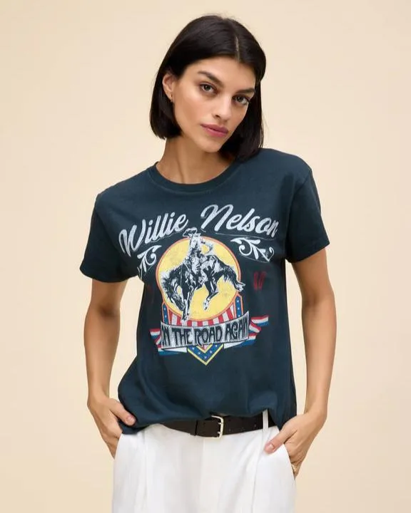 Willie Nelson 1980 Cowboy Tour Tee sold by Care Tucker