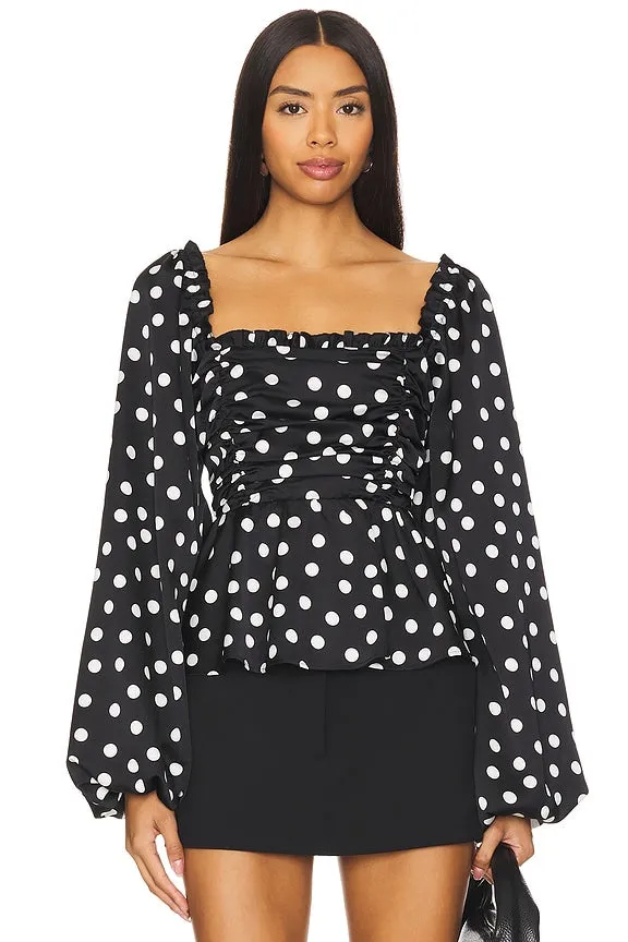 Atiana Top Polka Dot Luxe sold by Care Tucker