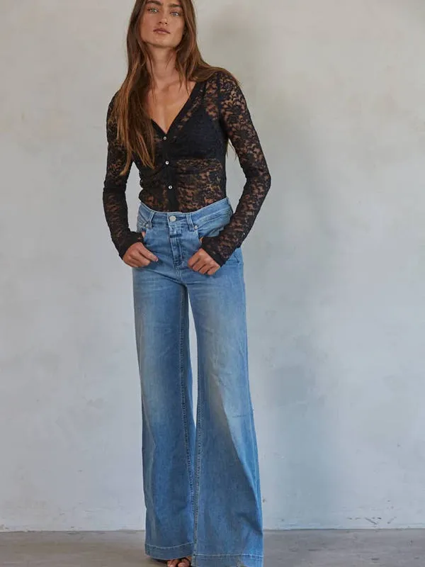 Floral Lace Bodysuit sold by Care Tucker product image thumbnail 3