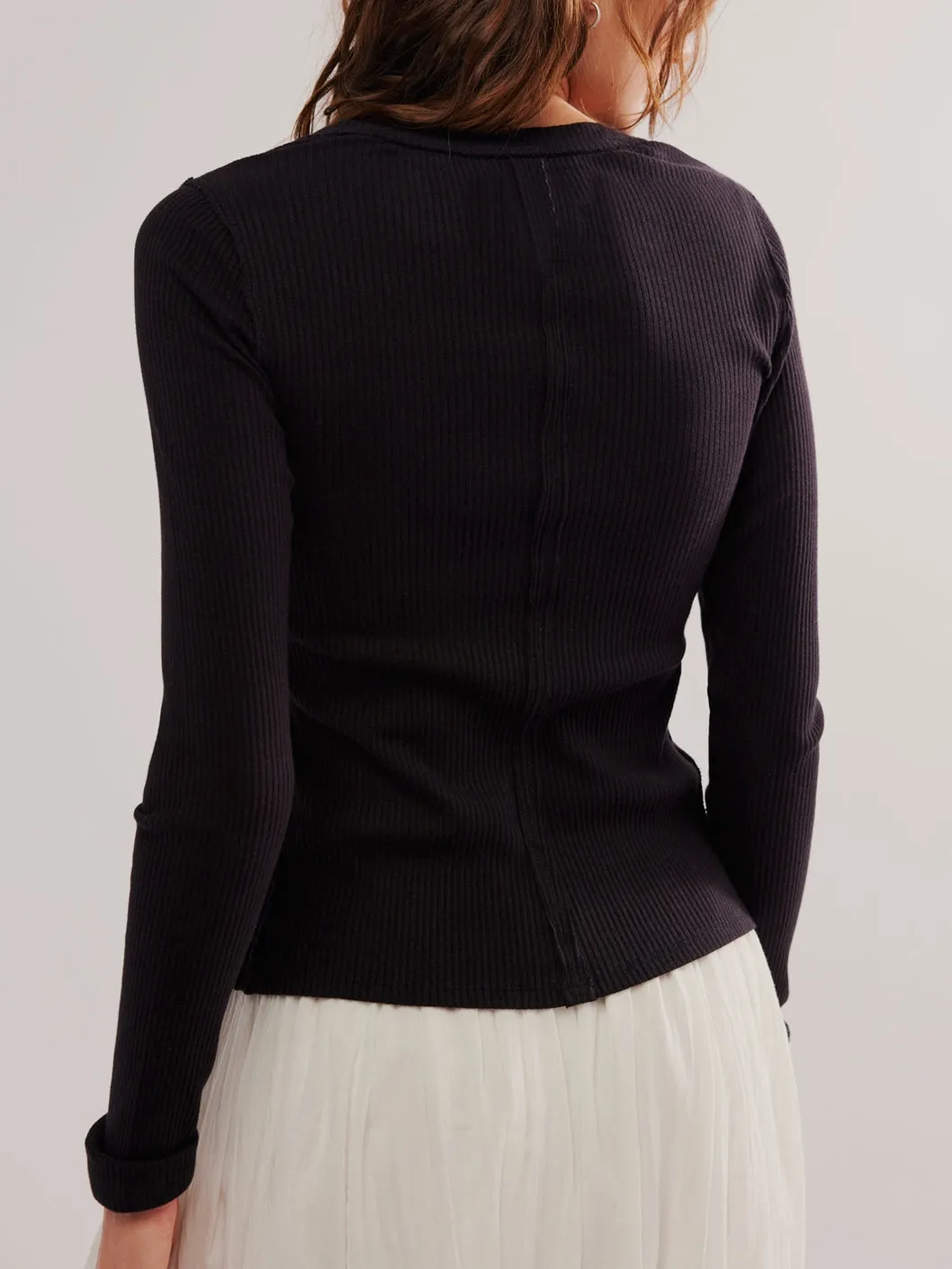 Button Down Round Neck Cardigan sold by Care Tucker product image thumbnail 4