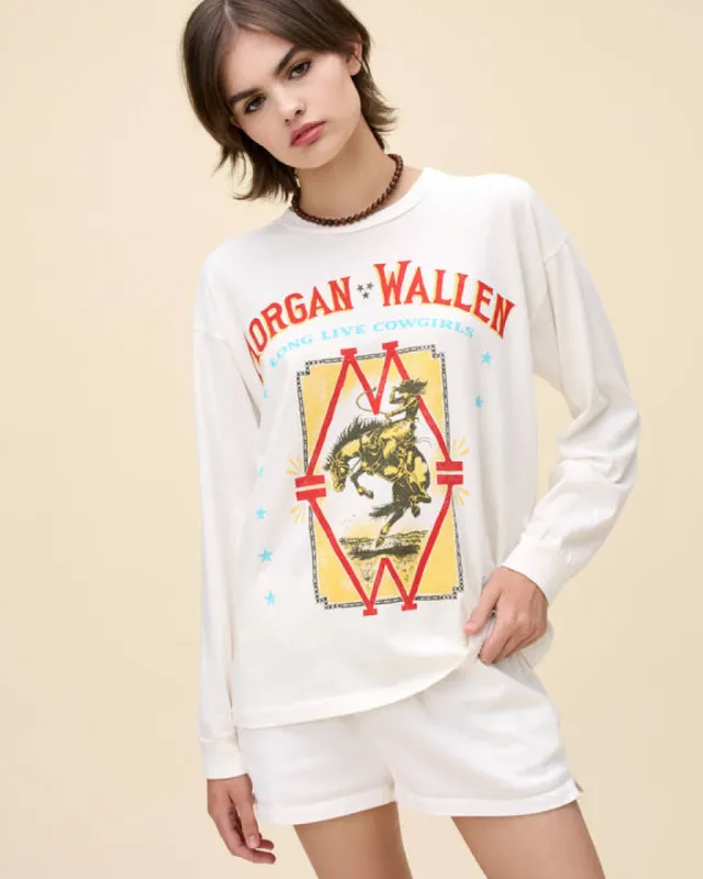 Morgan Wallen Long Live Cowgirls Relaxed Long Sleeve sold by Care Tucker