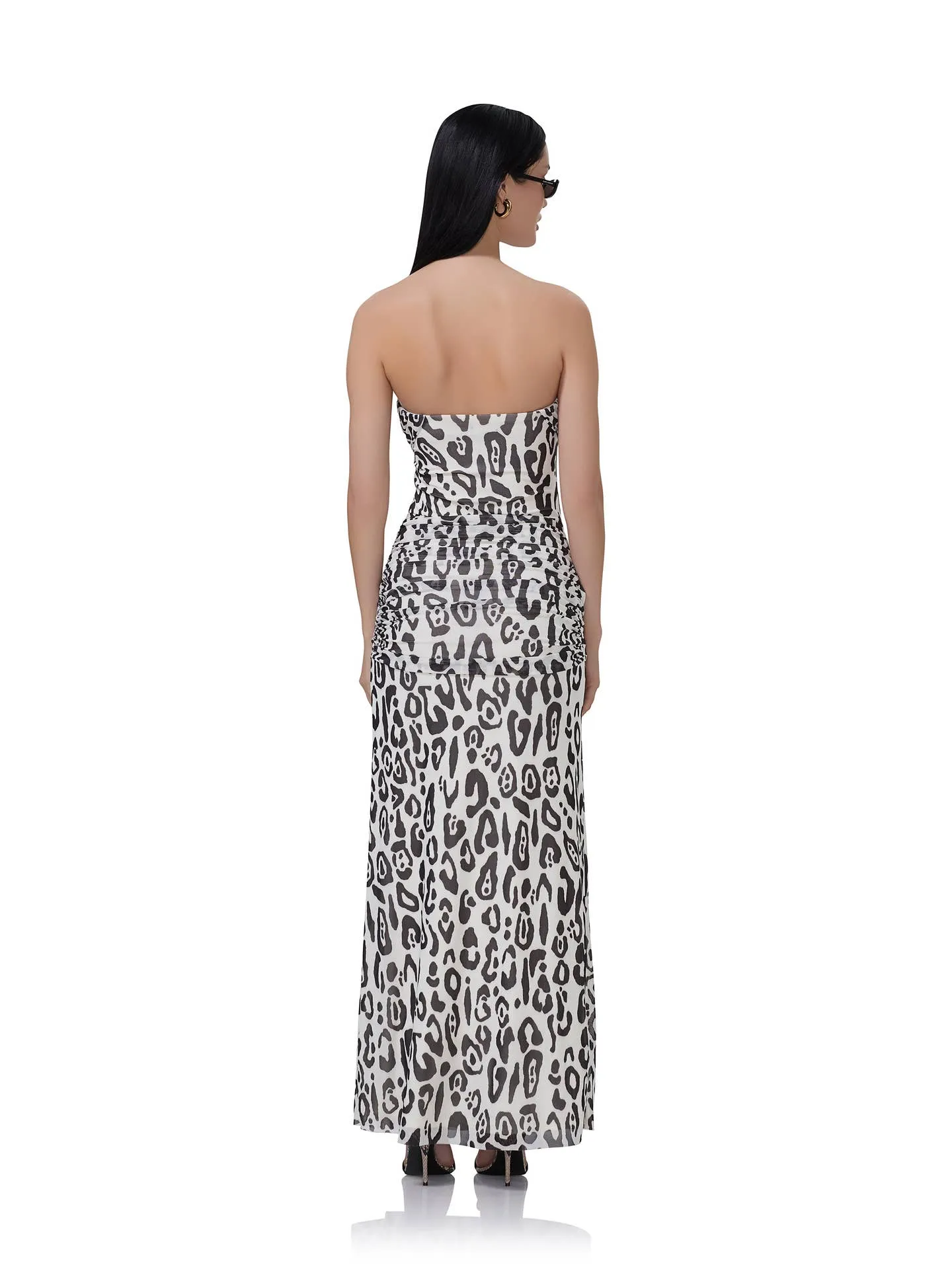 Rosalie Dress - Stark Leopard sold by Care Tucker product image thumbnail 3