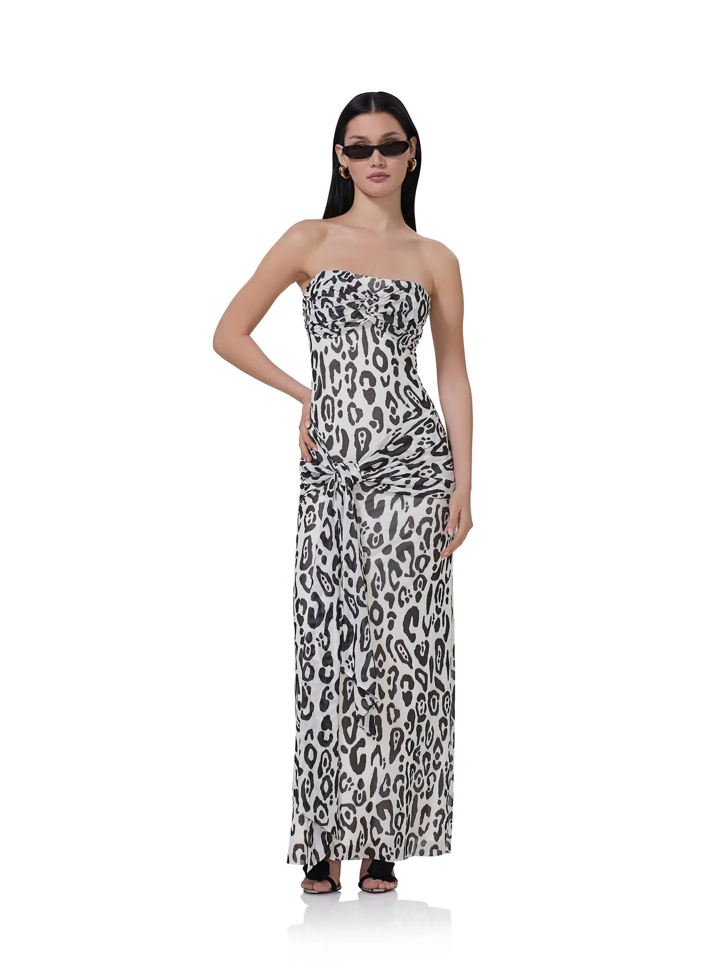 Rosalie Dress - Stark Leopard sold by Care Tucker