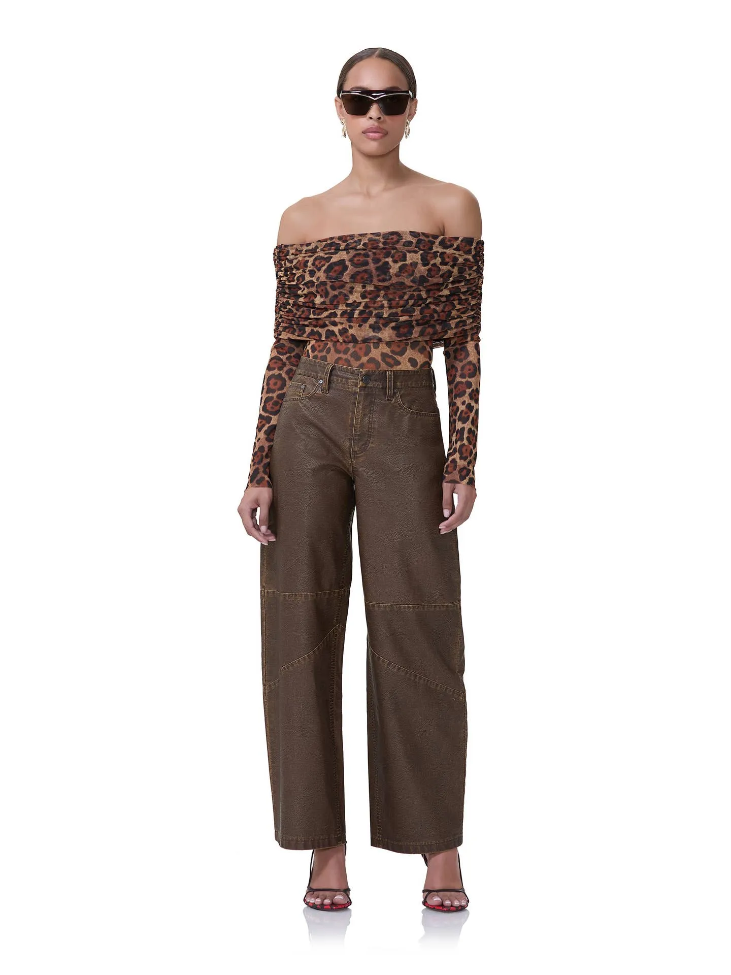 Leopard bodysuit sold by Care Tucker product image thumbnail 2