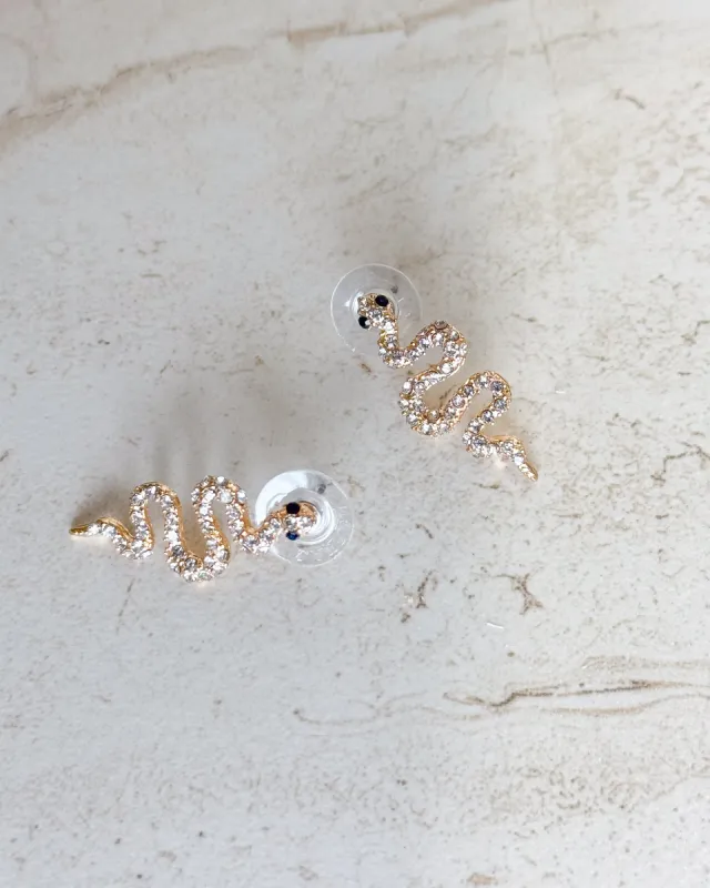 Diamond Snake Earrings sold by Care Tucker