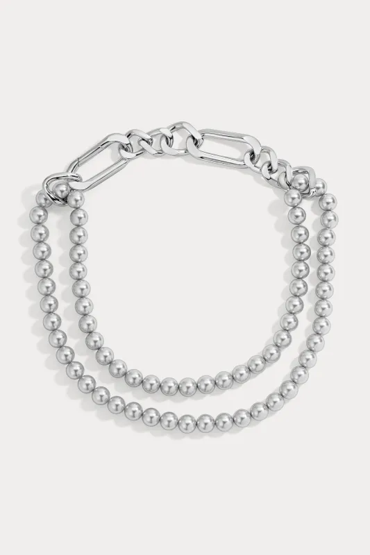 Grey Pearl Quinn Necklace sold by Care Tucker