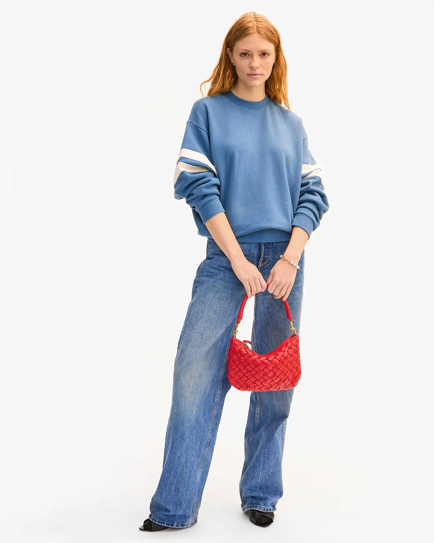 Petit Moyen Messenger Puffy Woven Rosa sold by Care Tucker product image thumbnail 3