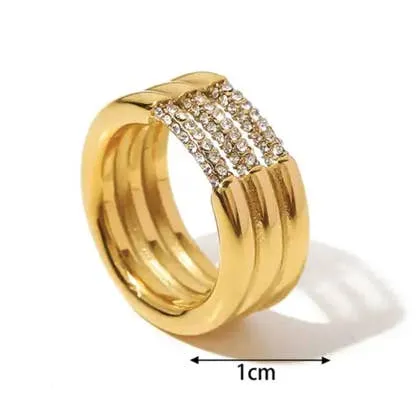 Pavé Channel Ring- Steel 14K sold by Care Tucker product image thumbnail 2