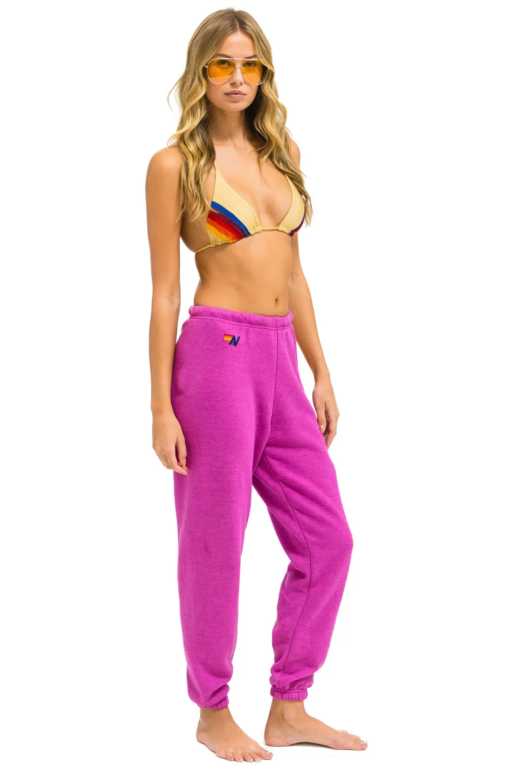 5 STRIPE SWEATPANTS - MAGENTA // ORANGE // YELLOW sold by Care Tucker product image thumbnail 2