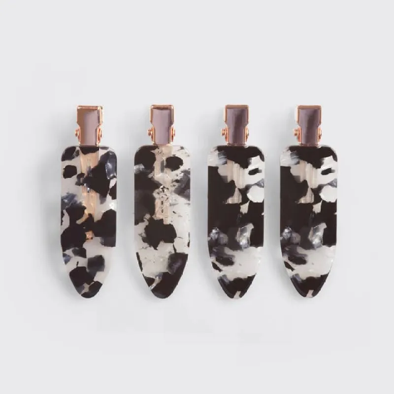 Eco-Friendly Creaseless Clips 4pc Set - Black made by Care Tucker