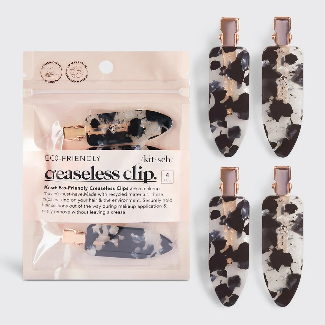 Eco-Friendly Creaseless Clips 4pc Set - Black sold by Care Tucker product image thumbnail 2