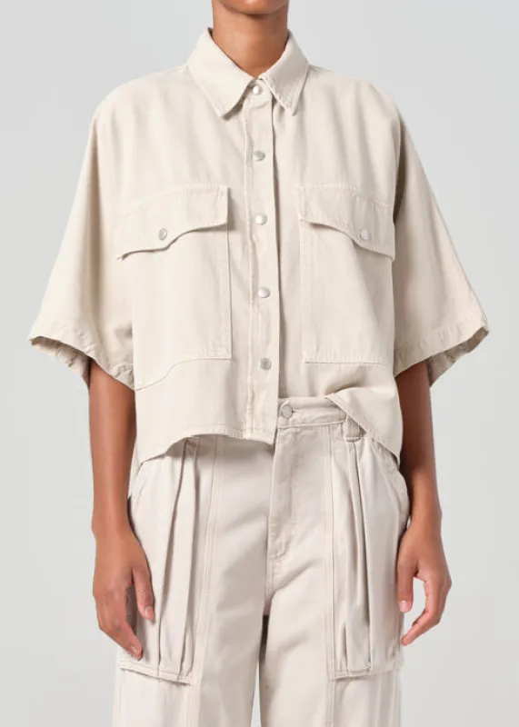 Taron Shirt In Scone sold by Care Tucker