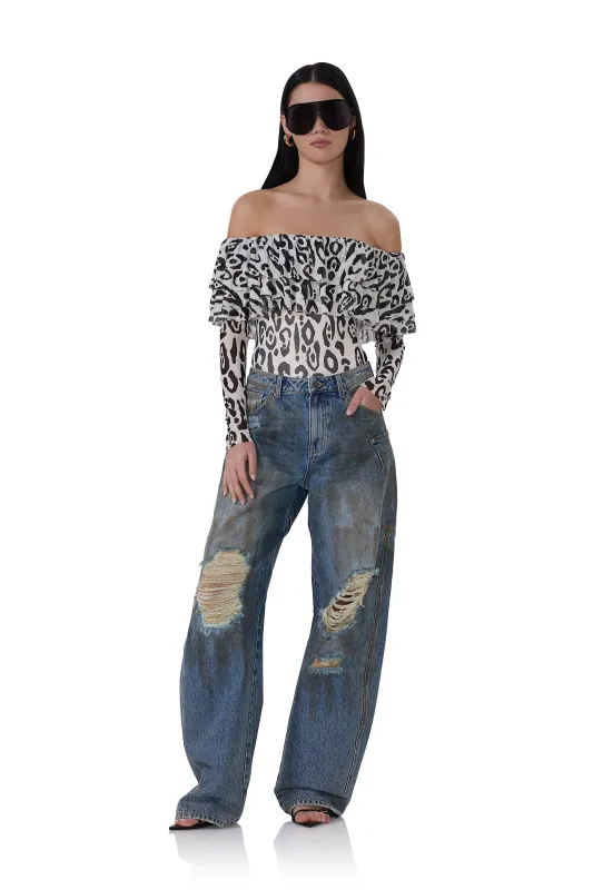 Rory Bodysuit - Stark Leopard sold by Care Tucker
