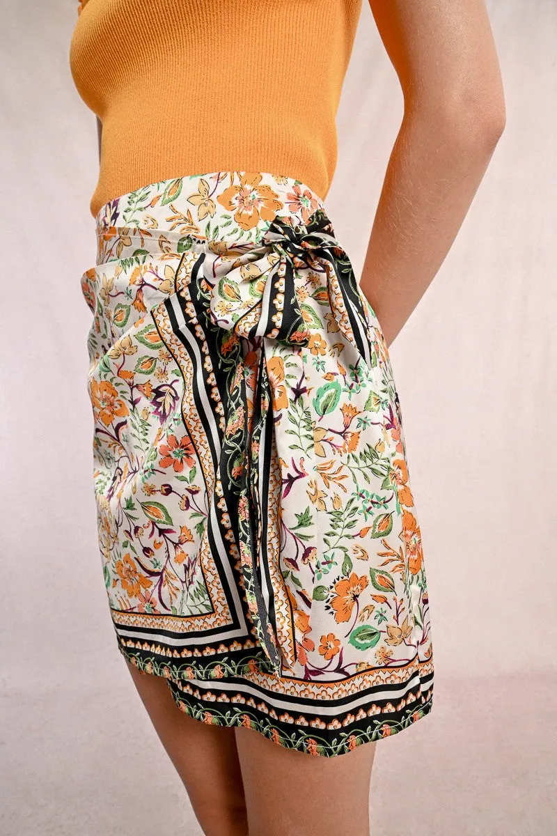 Ellen WRAP MINI SKIRT sold by Care Tucker product image thumbnail 4