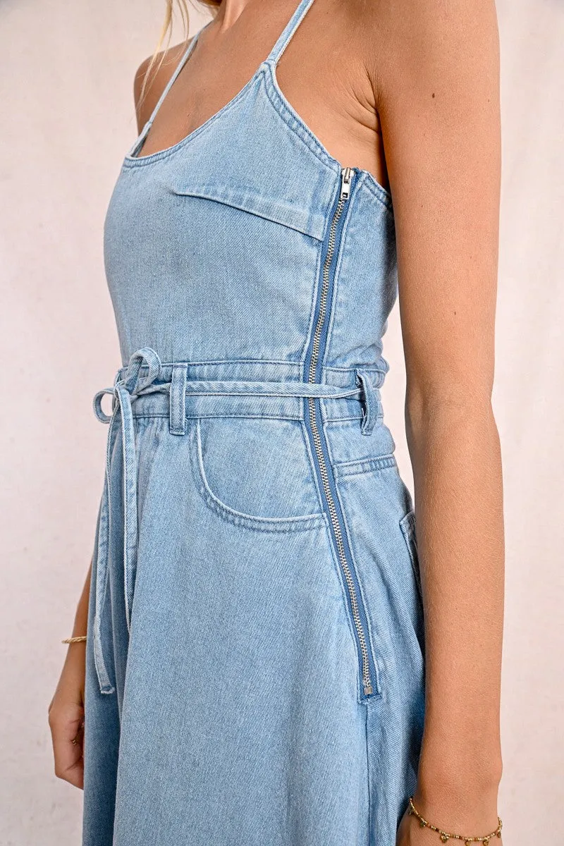 Myra DENIM DRESS sold by Care Tucker product image thumbnail 5