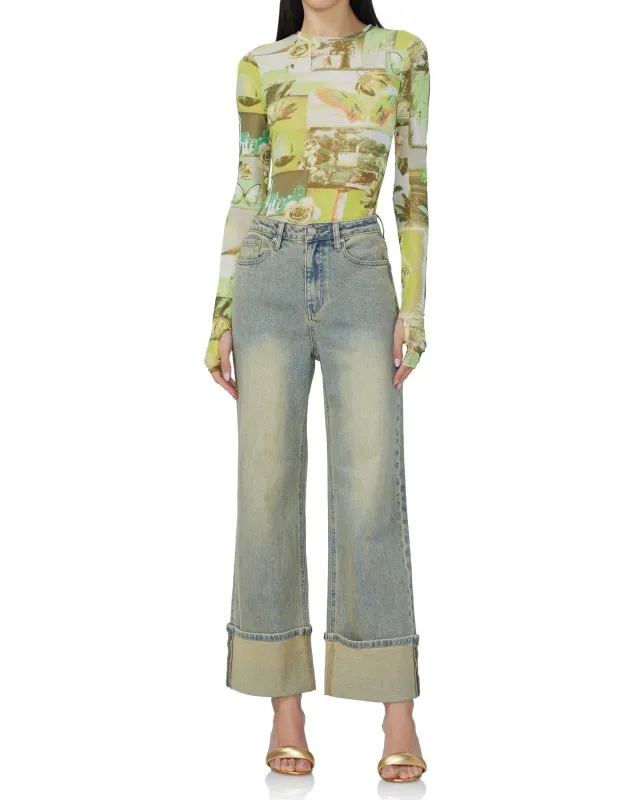 Kaylee Top - Citrus Post Card sold by Care Tucker