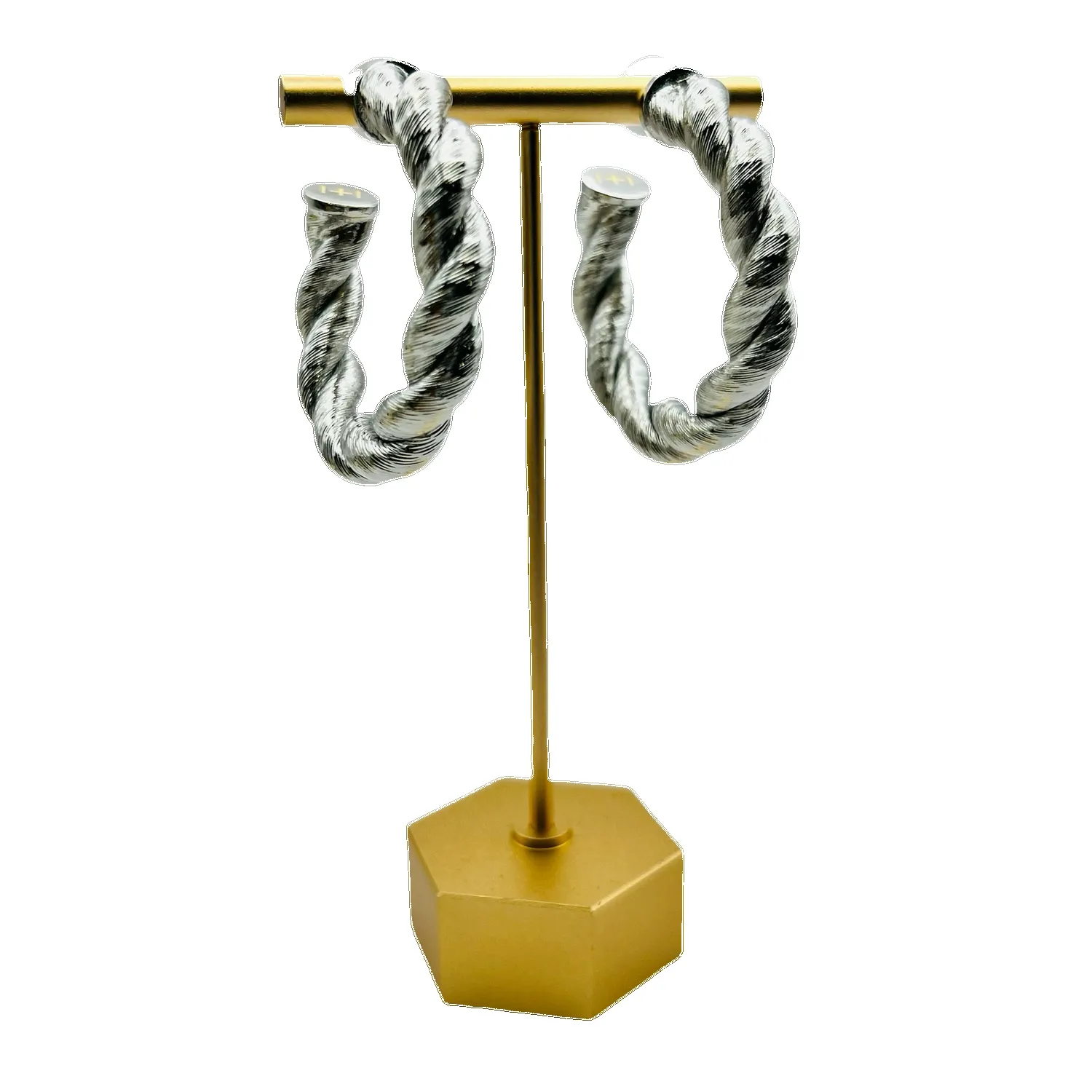 Rope Hoop Earrings sold by Care Tucker product image thumbnail 3