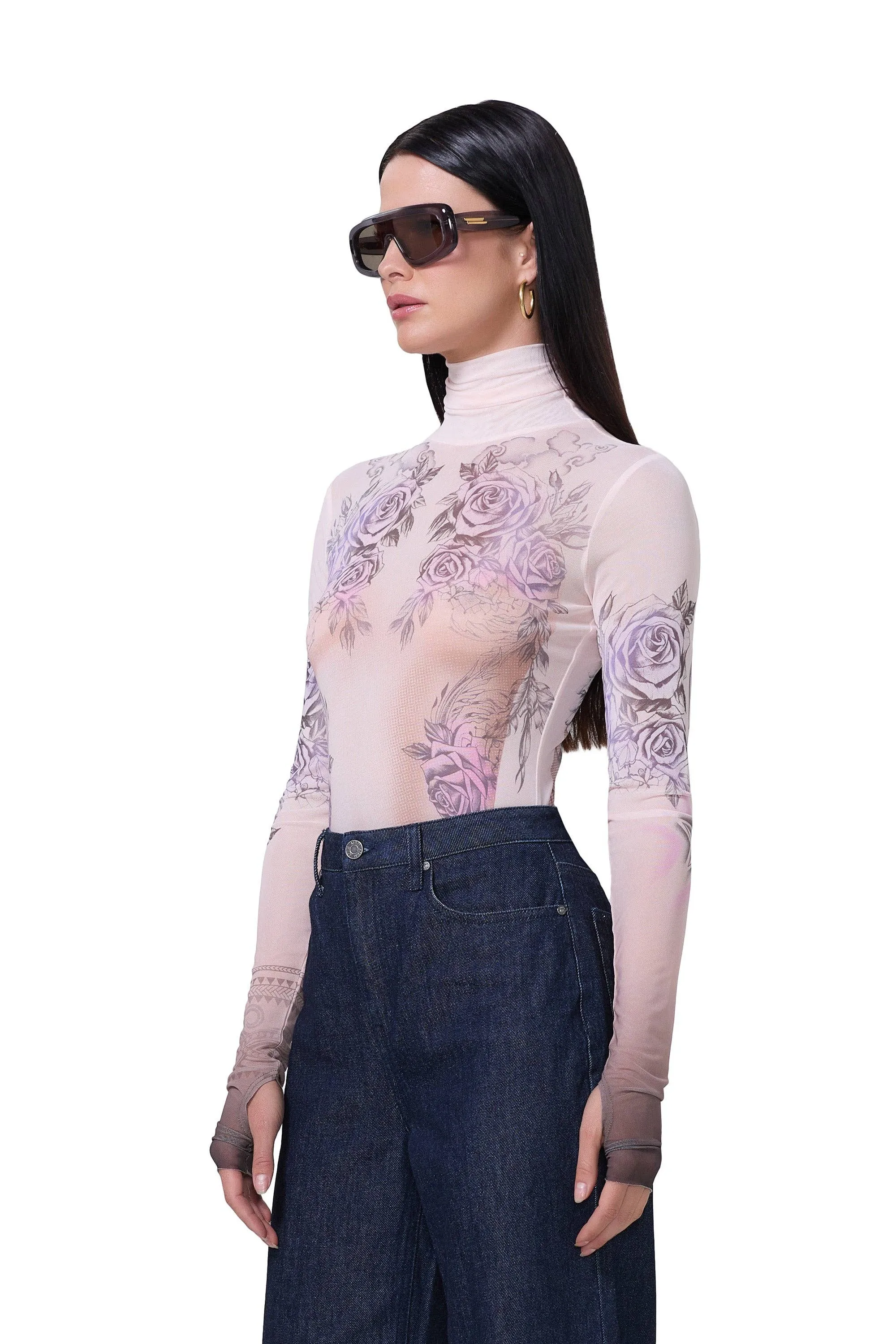 Zadie Top - Lilac Tattoo sold by Care Tucker product image thumbnail 3