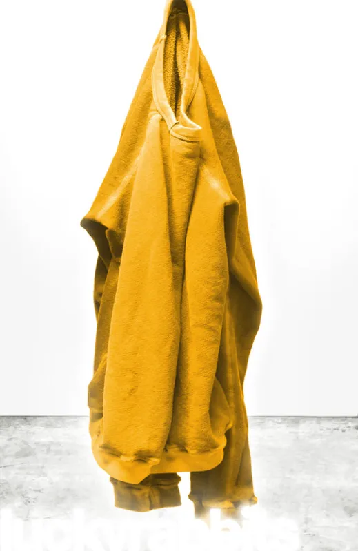 The FREECITY Lucky Rabbits Sweatshirt in yellowplant rabbit sold by Care Tucker