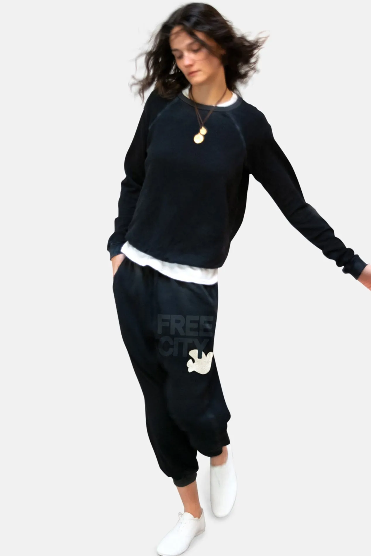 FREECITY LARGE Sunfades Pocket Sweatpant Black Space sold by Care Tucker product image thumbnail 2