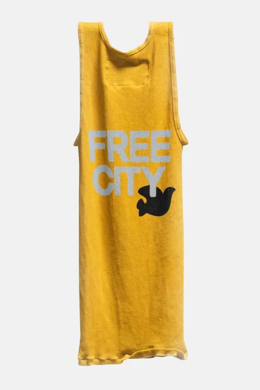 FREECITY RTU/1999 SUPERVINTAGE TANK - yellow plant sold by Care Tucker