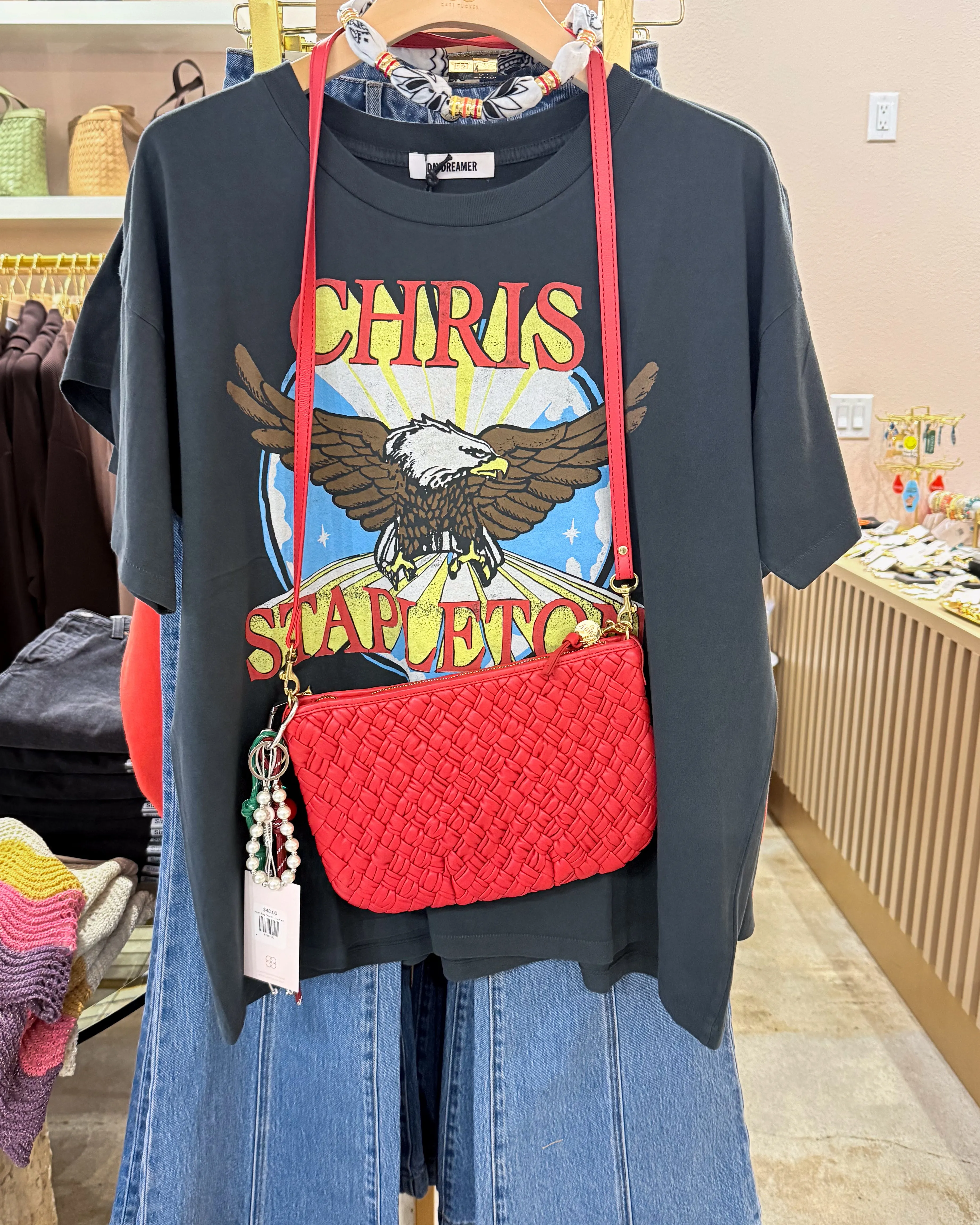 Chris Stapleton Eagle Merch Tee sold by Care Tucker