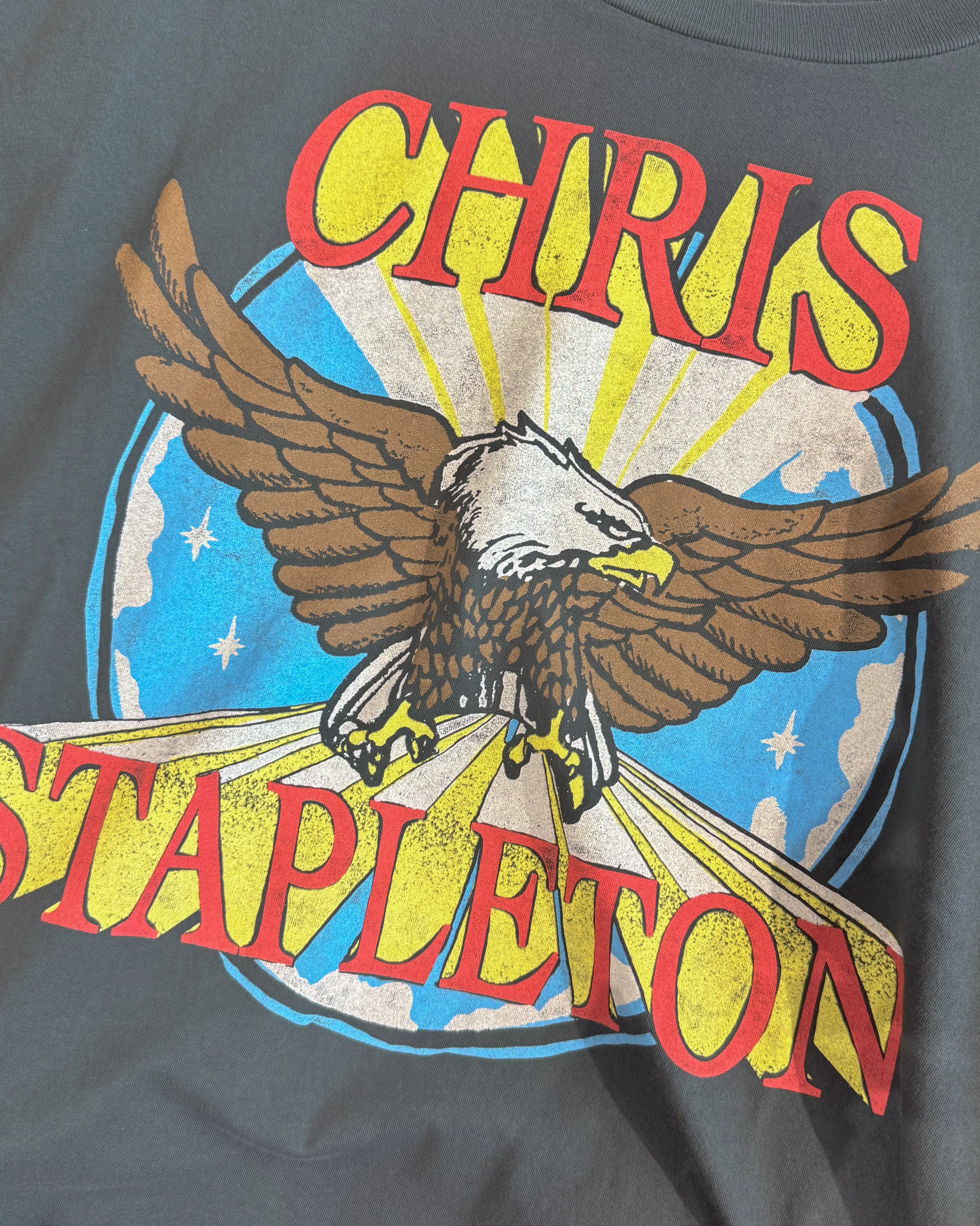 Chris Stapleton Eagle Merch Tee sold by Care Tucker product image thumbnail 3