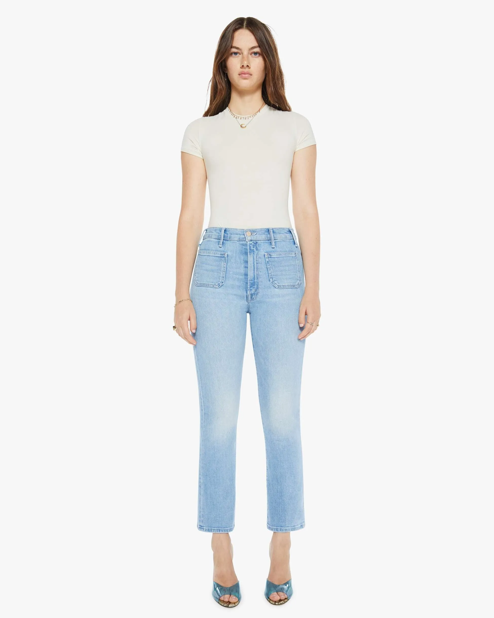 The Hustler Patch Pocket Ankle Tune In, Tune Out sold by Care Tucker