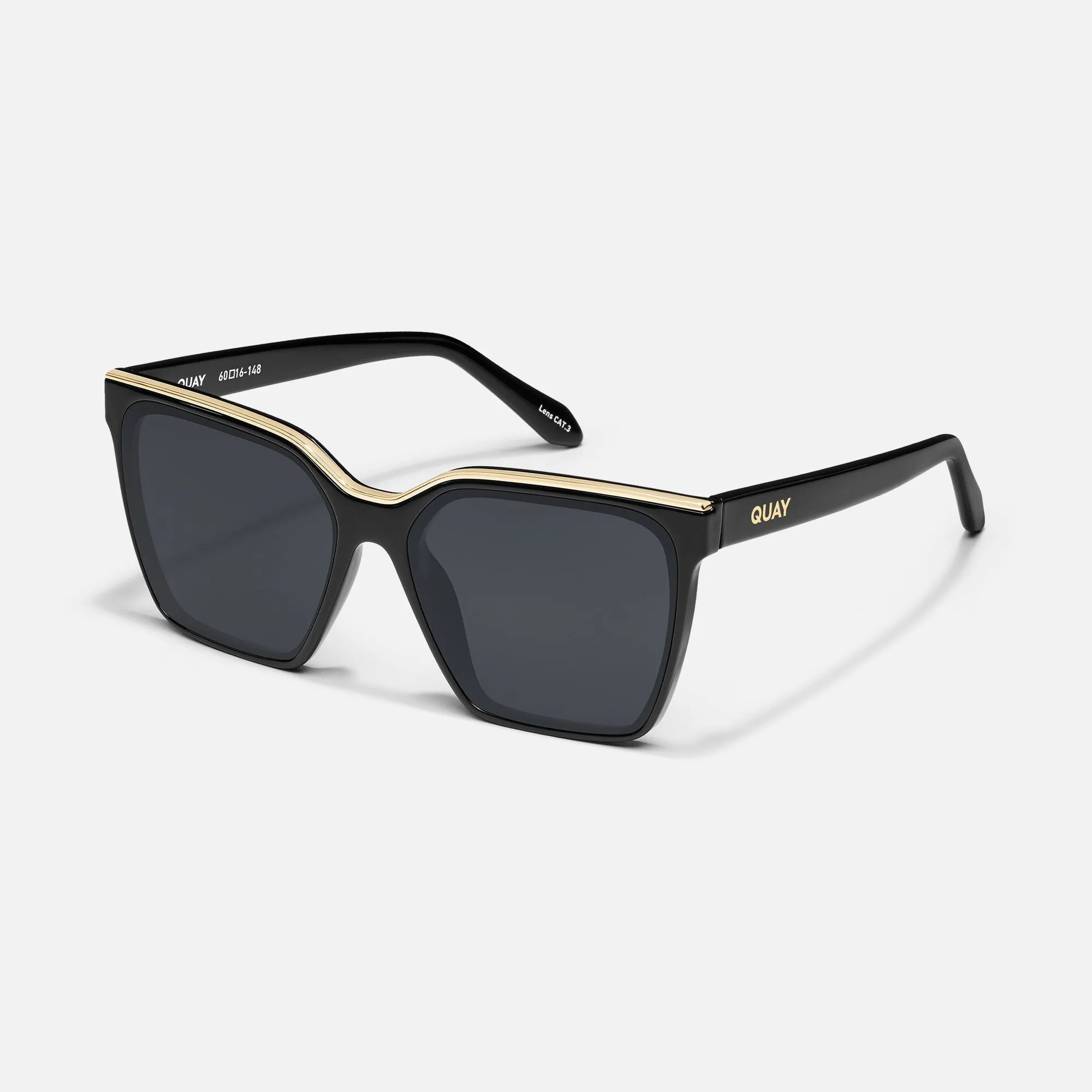 LEVEL UP - Black Gold Frame / Smoke Polarized Lens sold by Care Tucker product image thumbnail 3