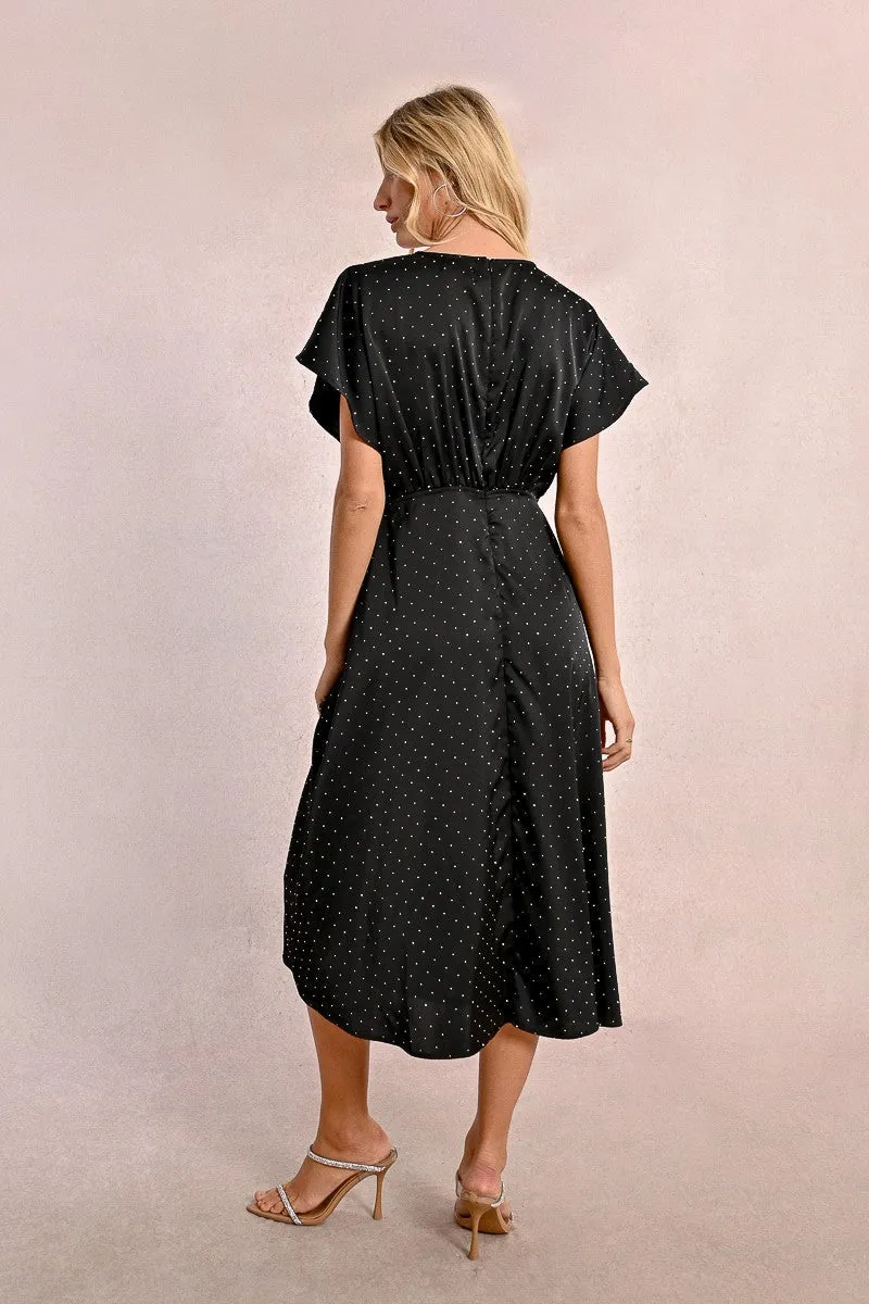 LONG SATIN DRESS sold by Care Tucker product image thumbnail 4