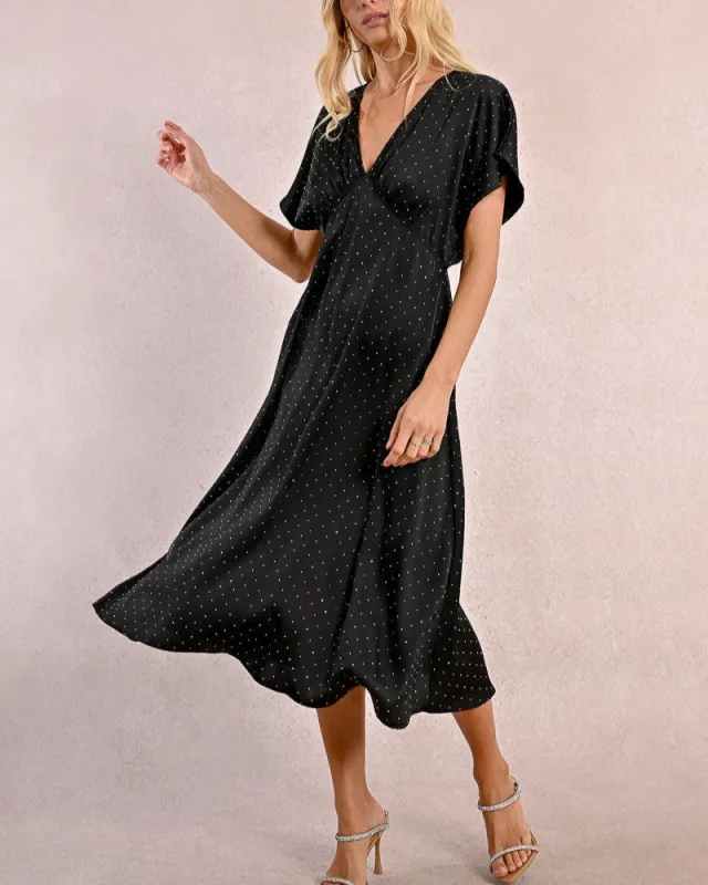 LONG SATIN DRESS sold by Care Tucker
