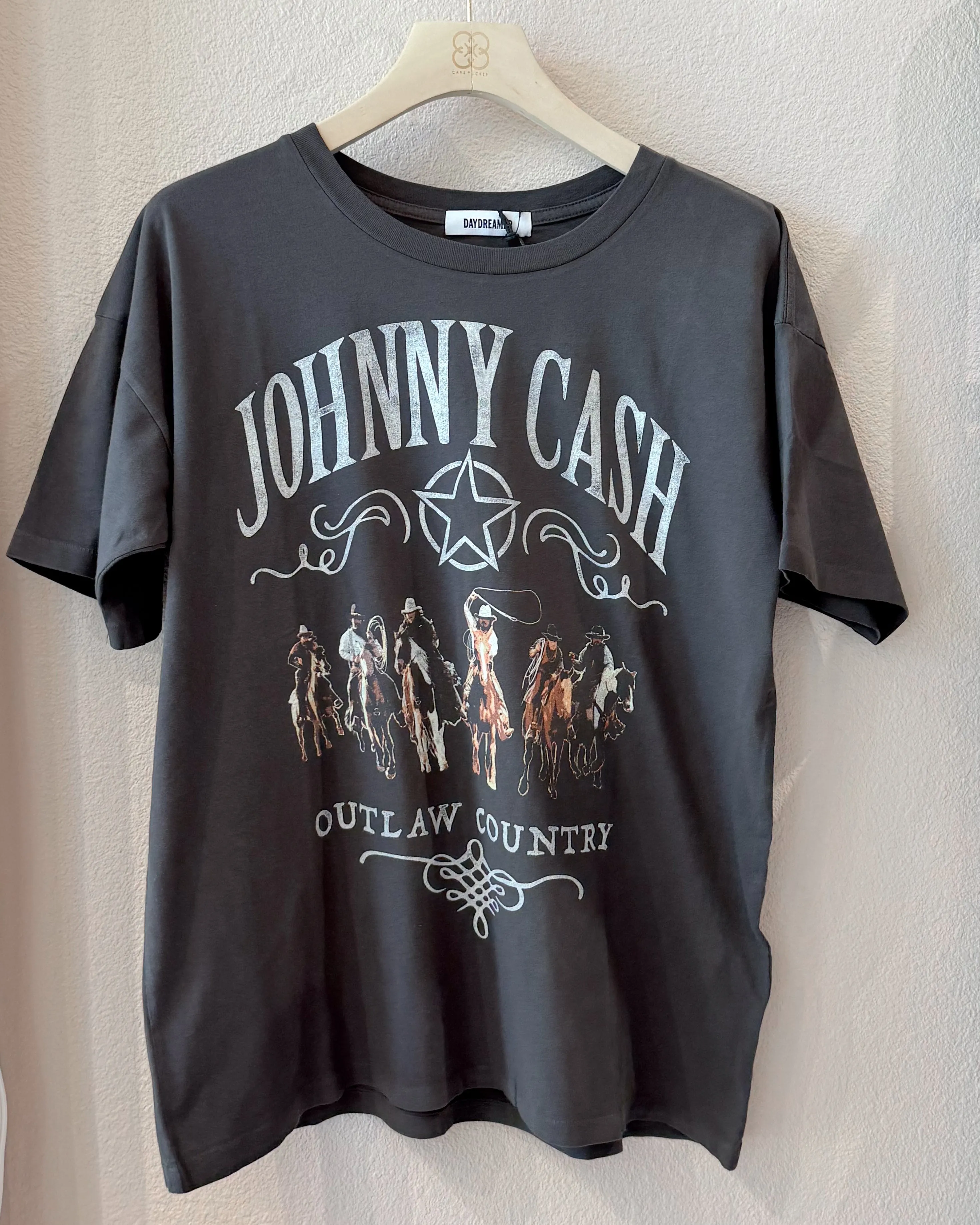Johnny Cash Outlaw Country Merch Tee sold by Care Tucker
